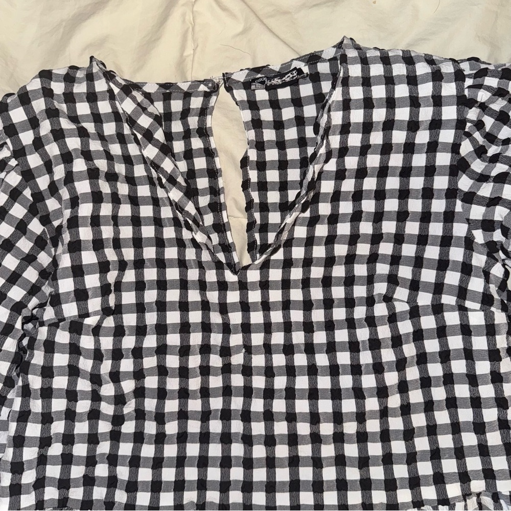 ASOS gingham romper - Picture 2 of 3